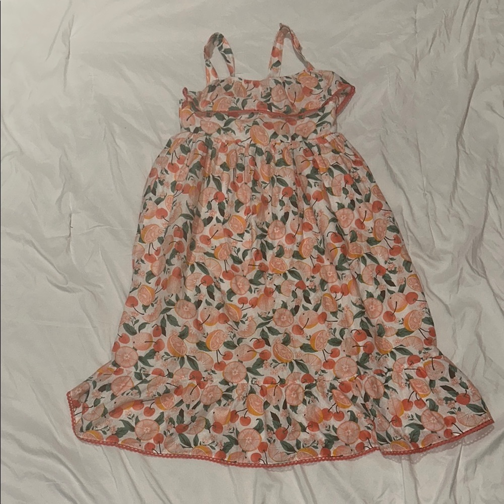 Isaac Mizrahi Orange and Pink Casual Dress